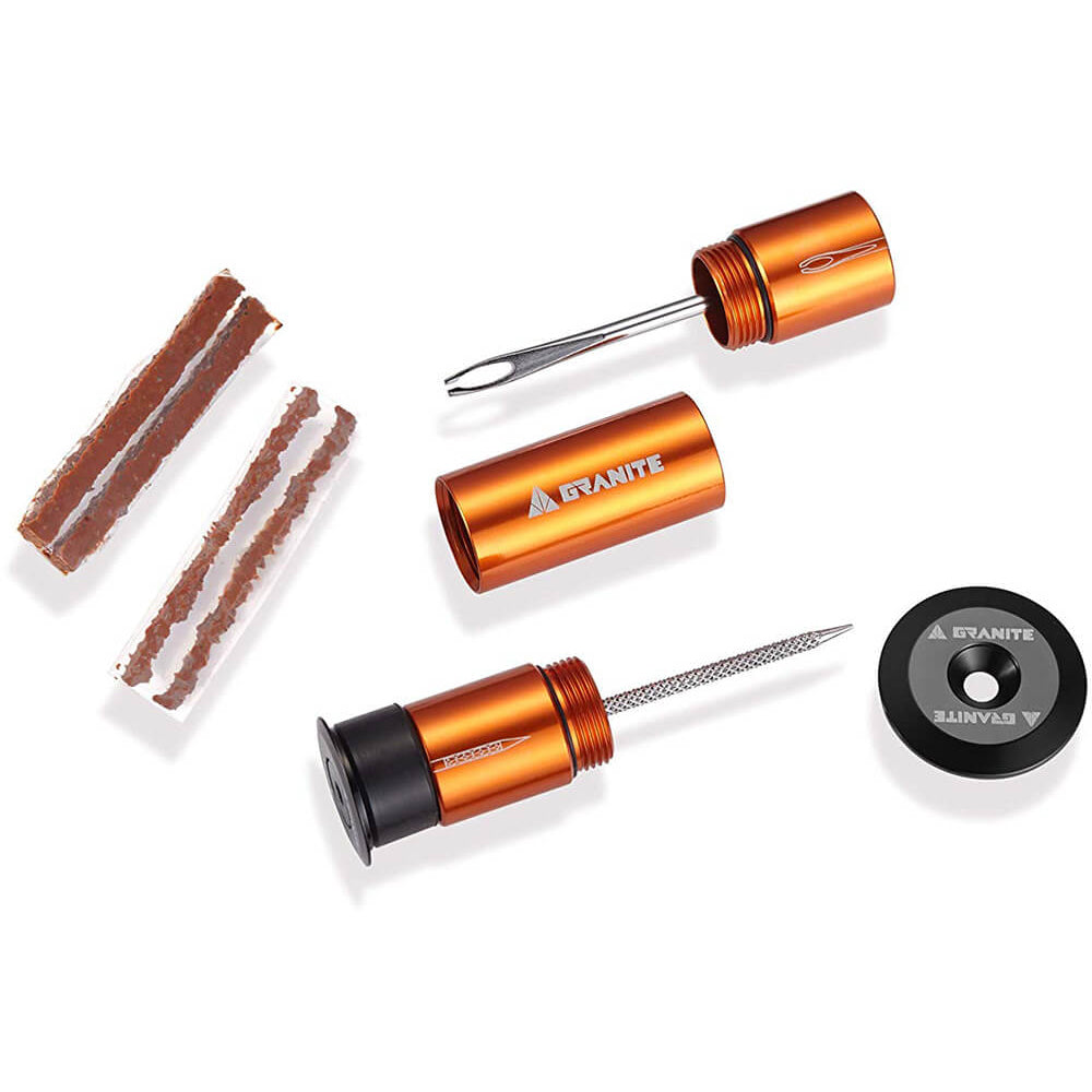 Granite Design Stash Tyre Plug Kit Inside Handlebar