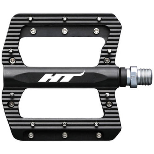 HT ANS01 Alloy Flat Pedals - Black