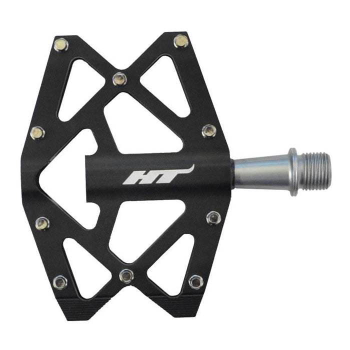 HT AX01 Alloy Flat Pedals - Black
