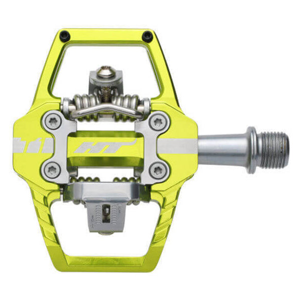 HT T1 Enduro Clip In Pedals - Apple Green
