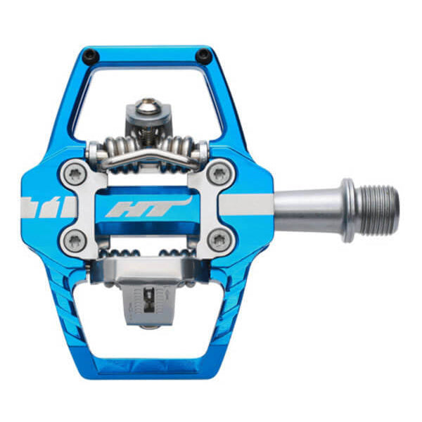 HT T1 Enduro Clip In Pedals - Marine Blue