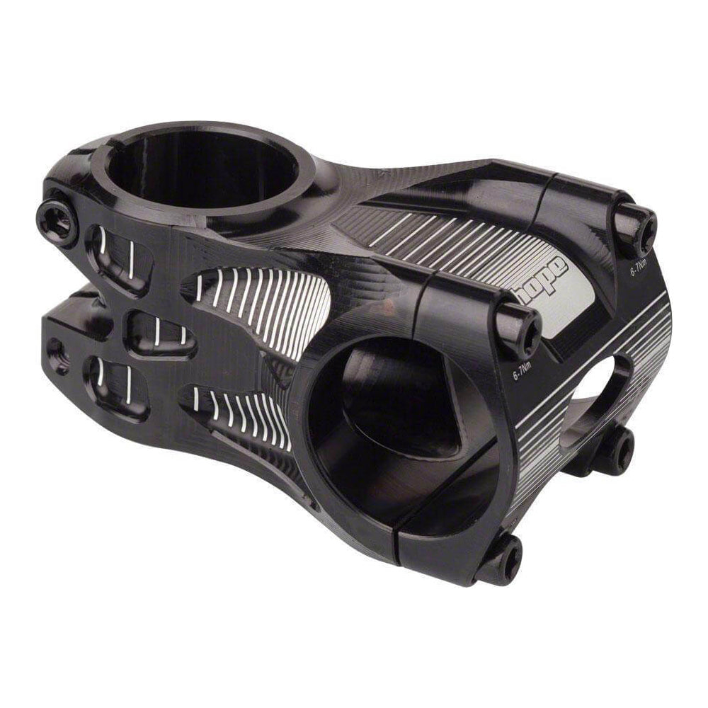 Hope AM-Freeride 35mm Bar Clamp Stem - Black - 35mm - 50mm x 0 Degree - 1 1-8th Inch