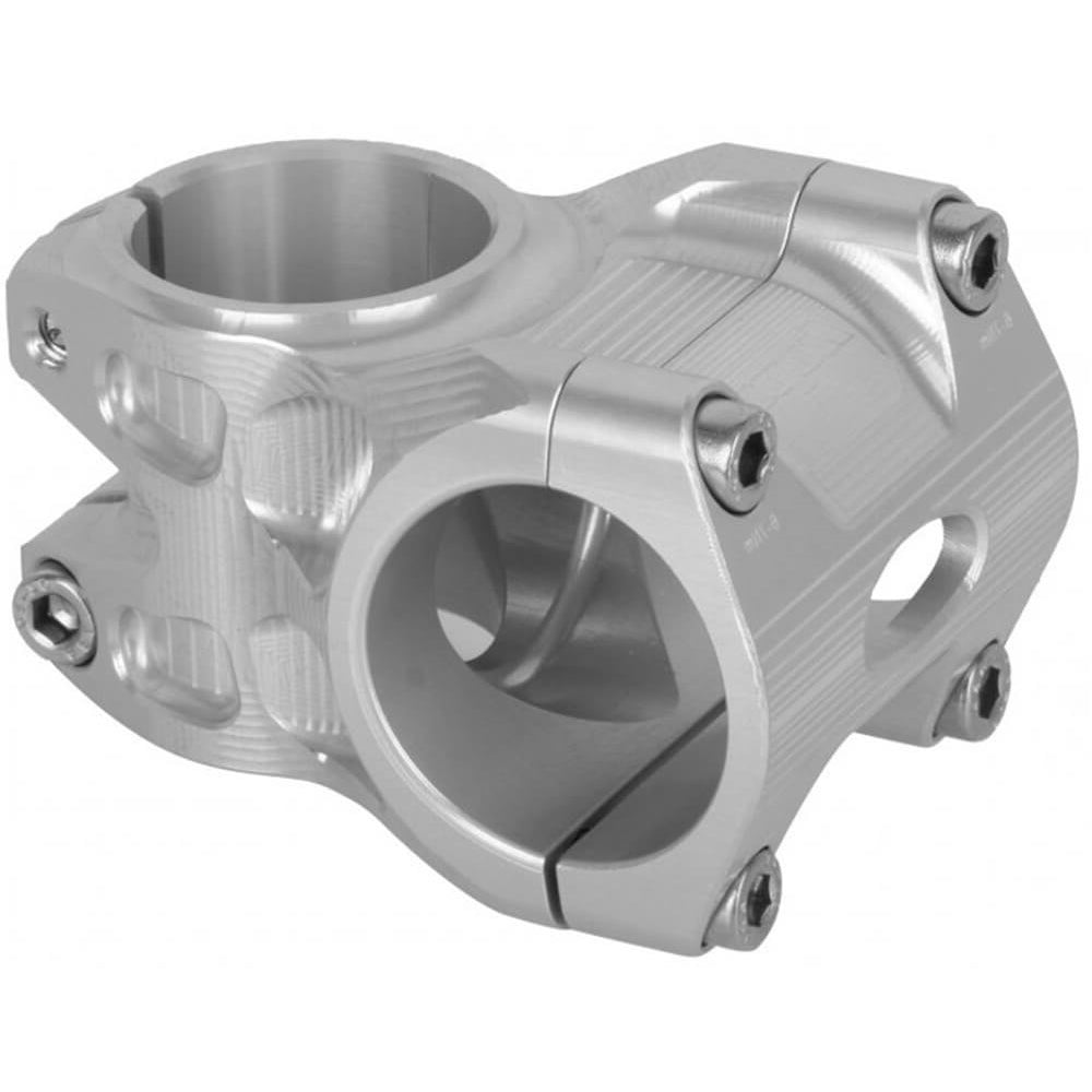 Hope AM-Freeride 35mm Bar Clamp Stem - Silver - 35mm - 35mm x 0 Degree - 1 1-8th Inch