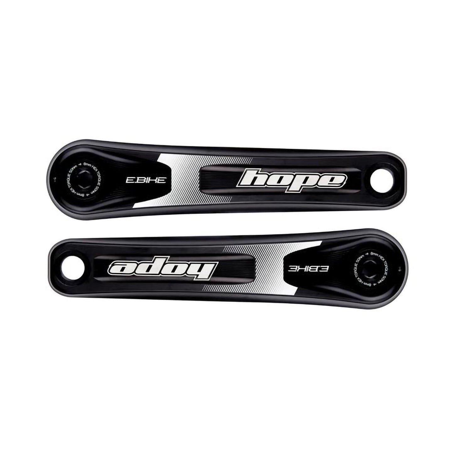 Hope eBike Crank Arms - Bosch Compatible - Hope Direct Mount - No Spider - No Chainring - Black - 165mm