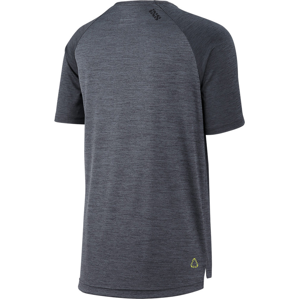 IXS Flow X Short Sleeve Jersey - XL - Graphite Black