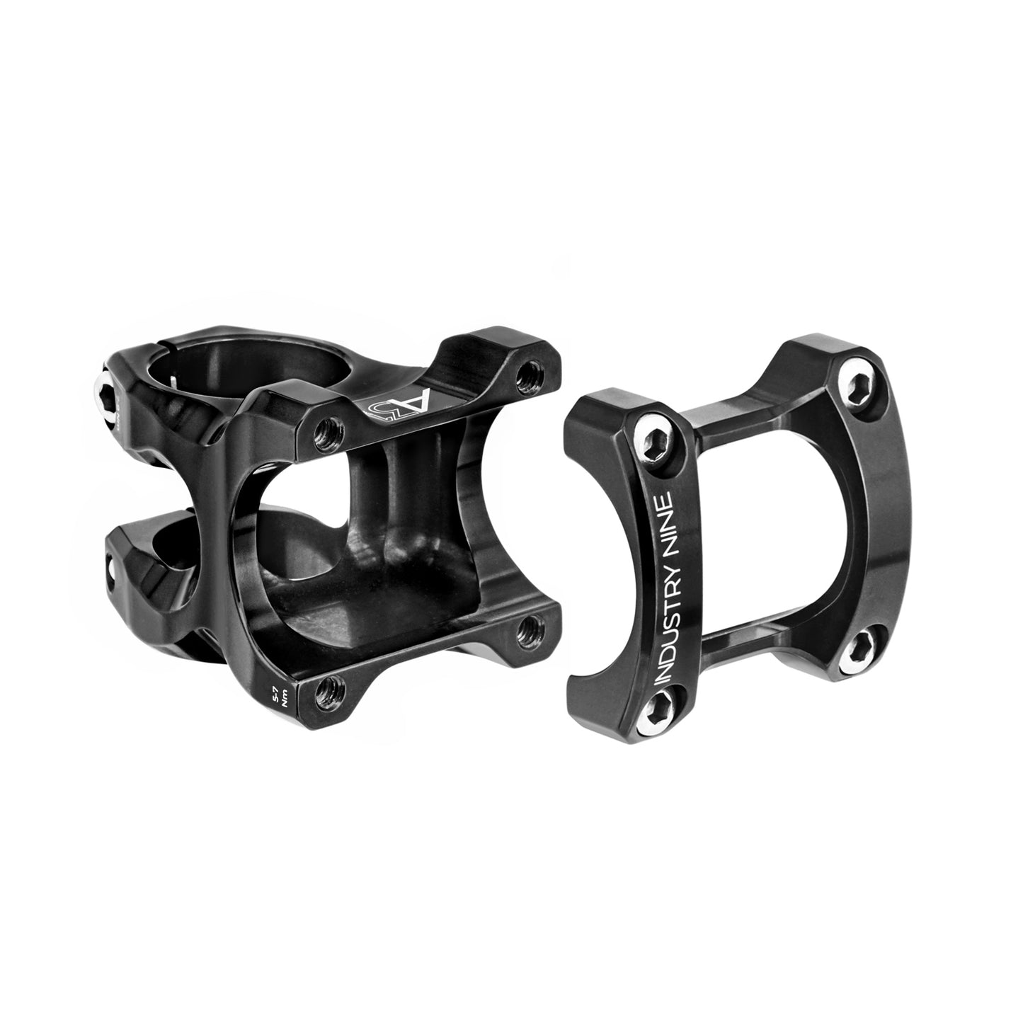 Industry Nine A318 Stem - Black - 31.8mm - 30mm x 8 Degree - 1 1-8th Inch