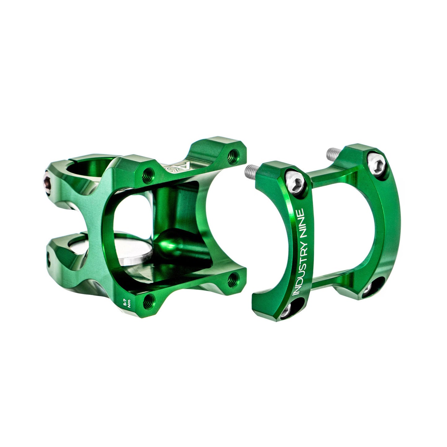 Industry Nine A35 Stem - Green - 35mm - 40mm x 8 Degree - 1 1-8th Inch