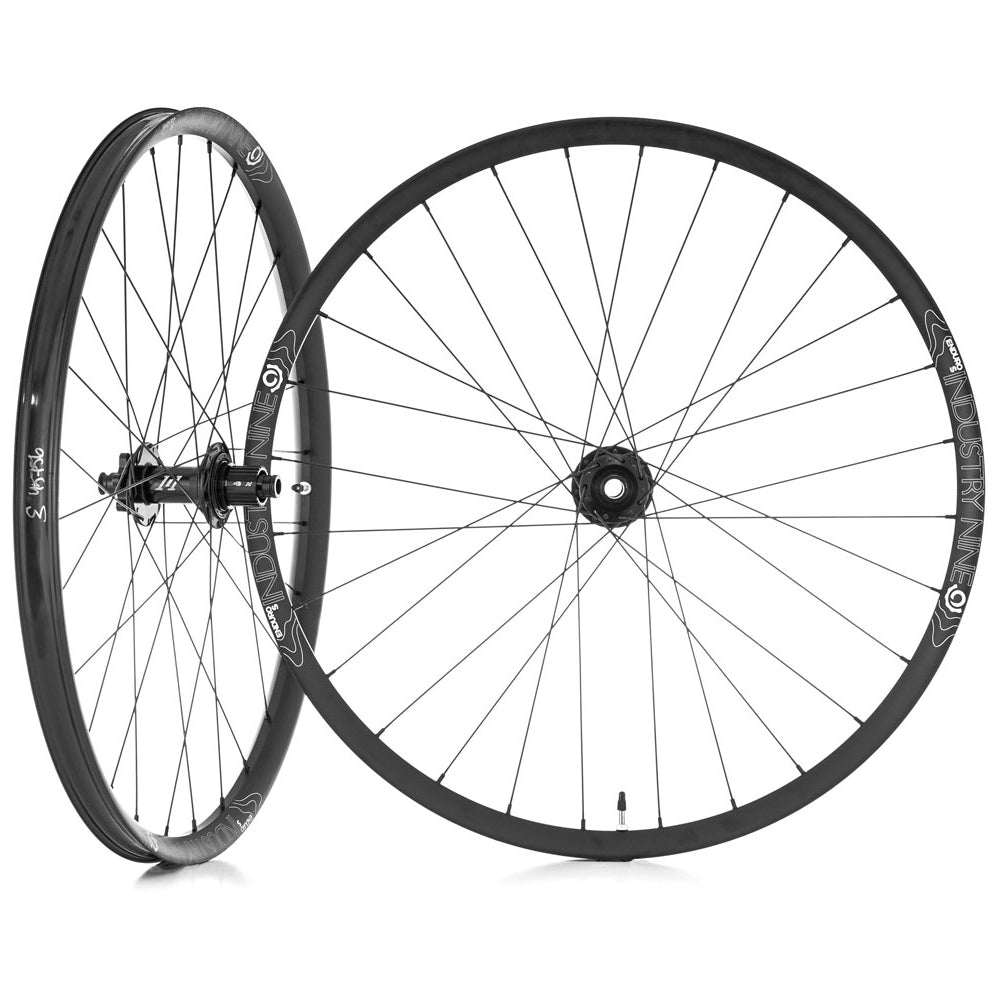 Industry Nine Enduro S 101 Wheelset - Shimano Micro Spline - Black - F-15x110mm Boost R-12x148mm Boost - 6 Bolt - Front and Rear - 27.5 Inch