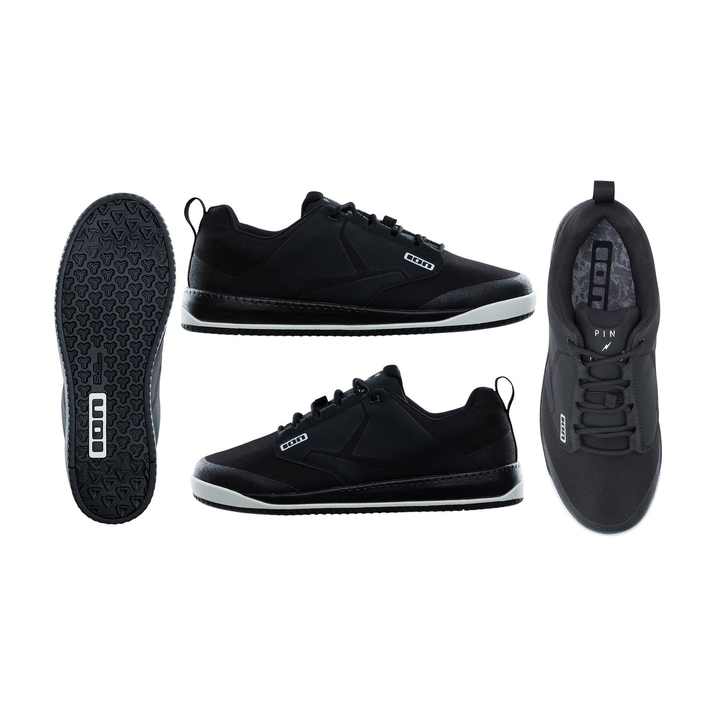 Ion Scrub Flat Shoes - EU 44 - Black