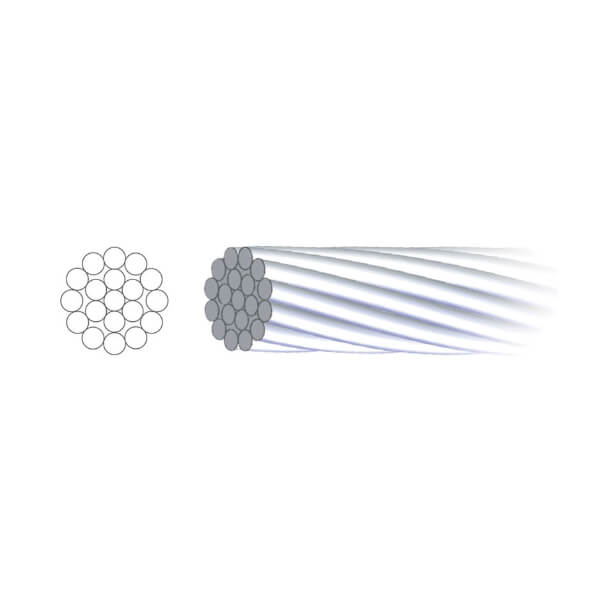 Jagwire Stainless Steel Inner Cable - 1.1x2300mm - Box of 100 Cables