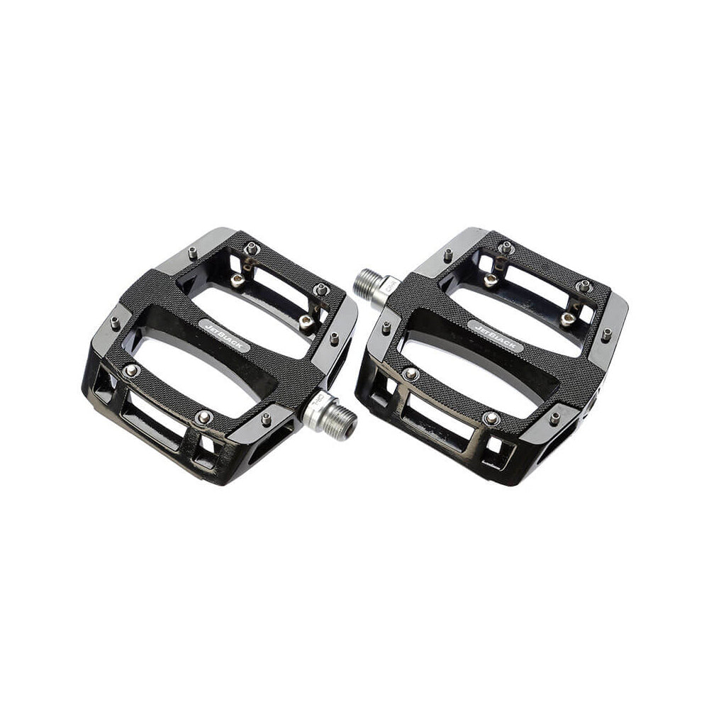 JetBlack Flat Out Pro Black Alloy Pedals