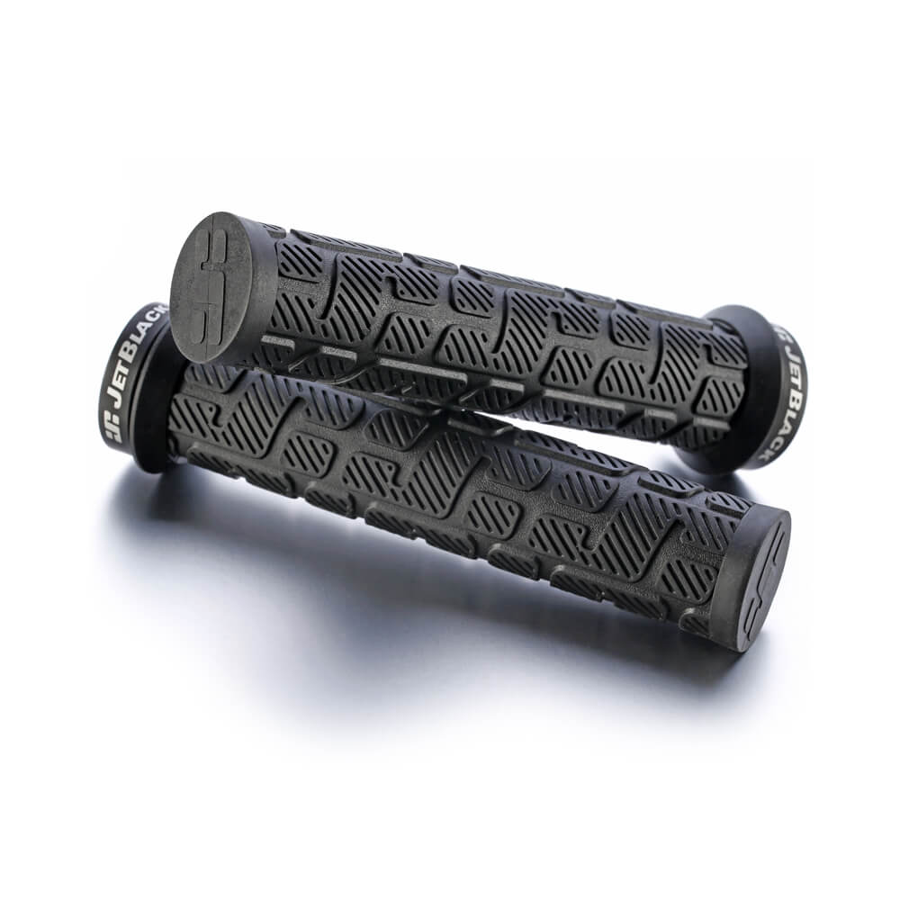 JetBlack RIP Lock On Grips - Green with Black Clamps