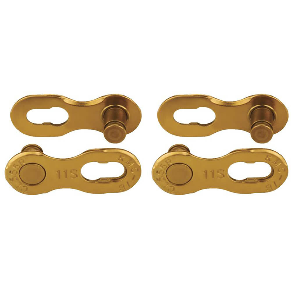 KMC 11 Speed Missing Link Powerlink - Gold - Pair - 11 Speed