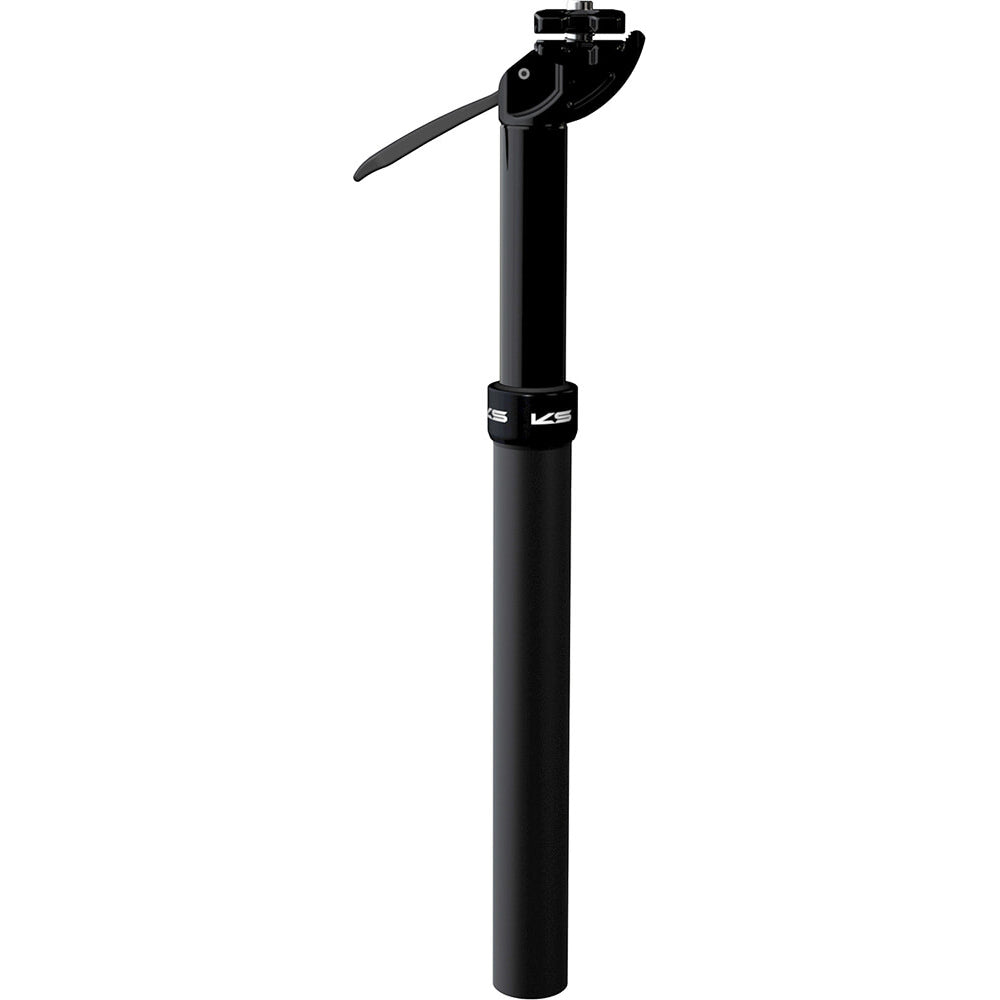 KS E-Ten Lever Dropper Post - 2020 - No Cable - Lever Under Seat - 31.6mm - 125mm - 445mm