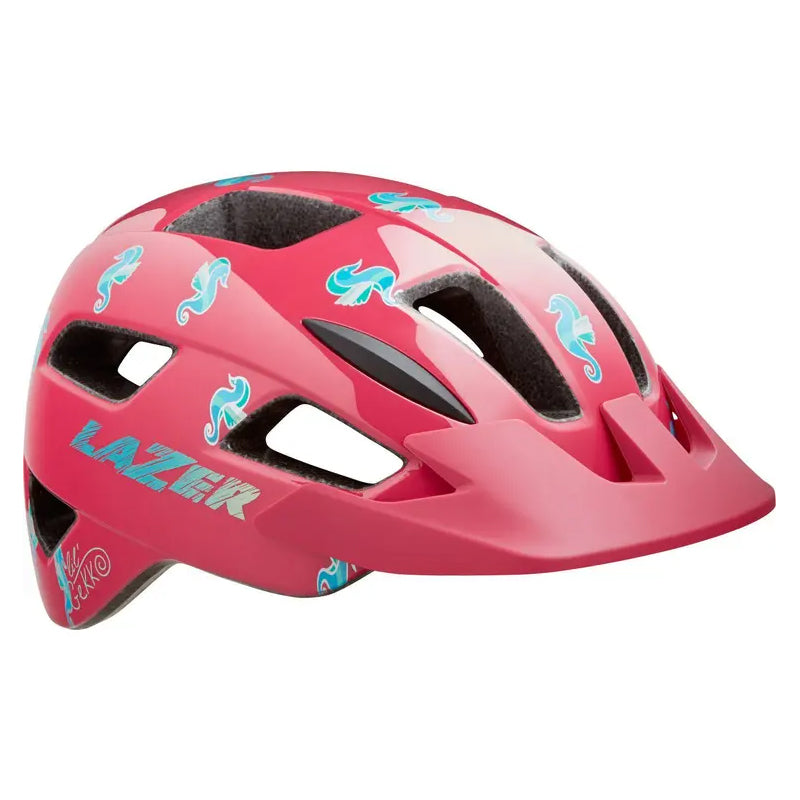 Lazer Lil Gekko Kids Helmet - Youth - One Size Fits Most - Pink Sea Pony
