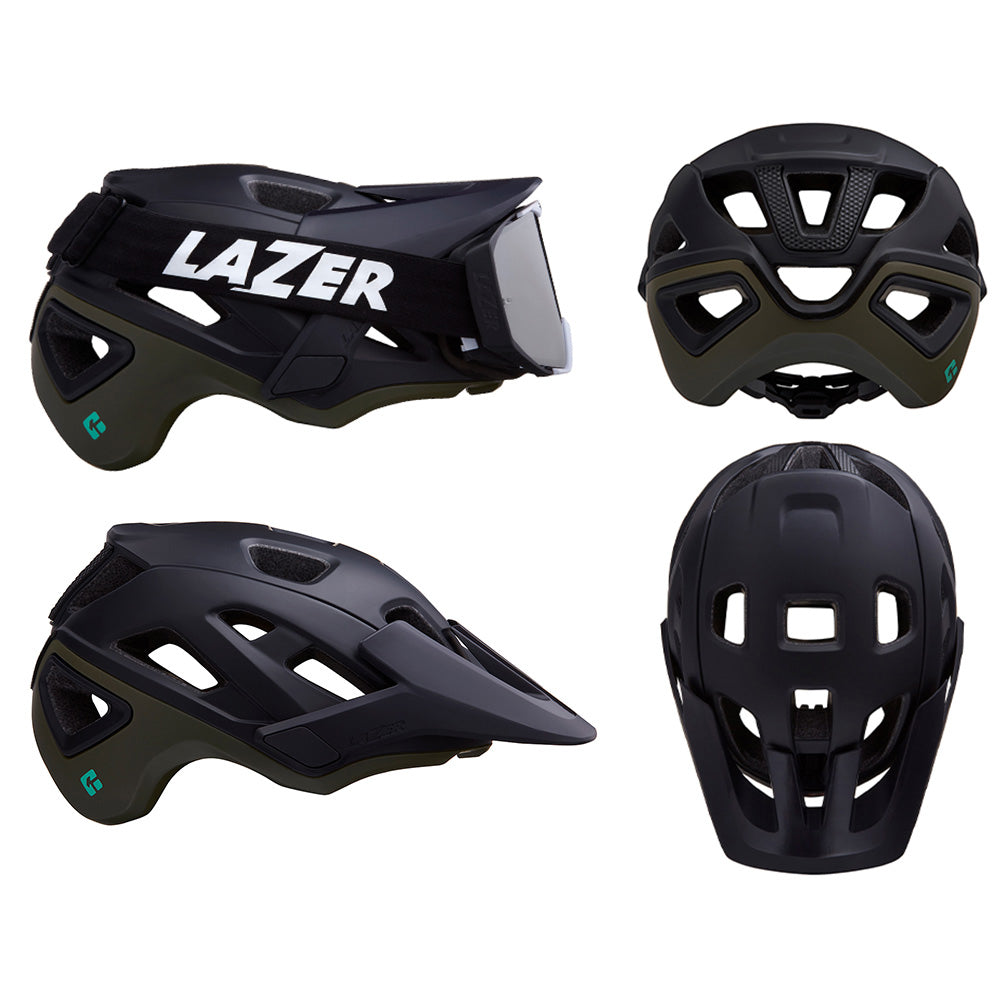 Lazer Jackal KinetiCore Helmet - S - Matte Blue Green