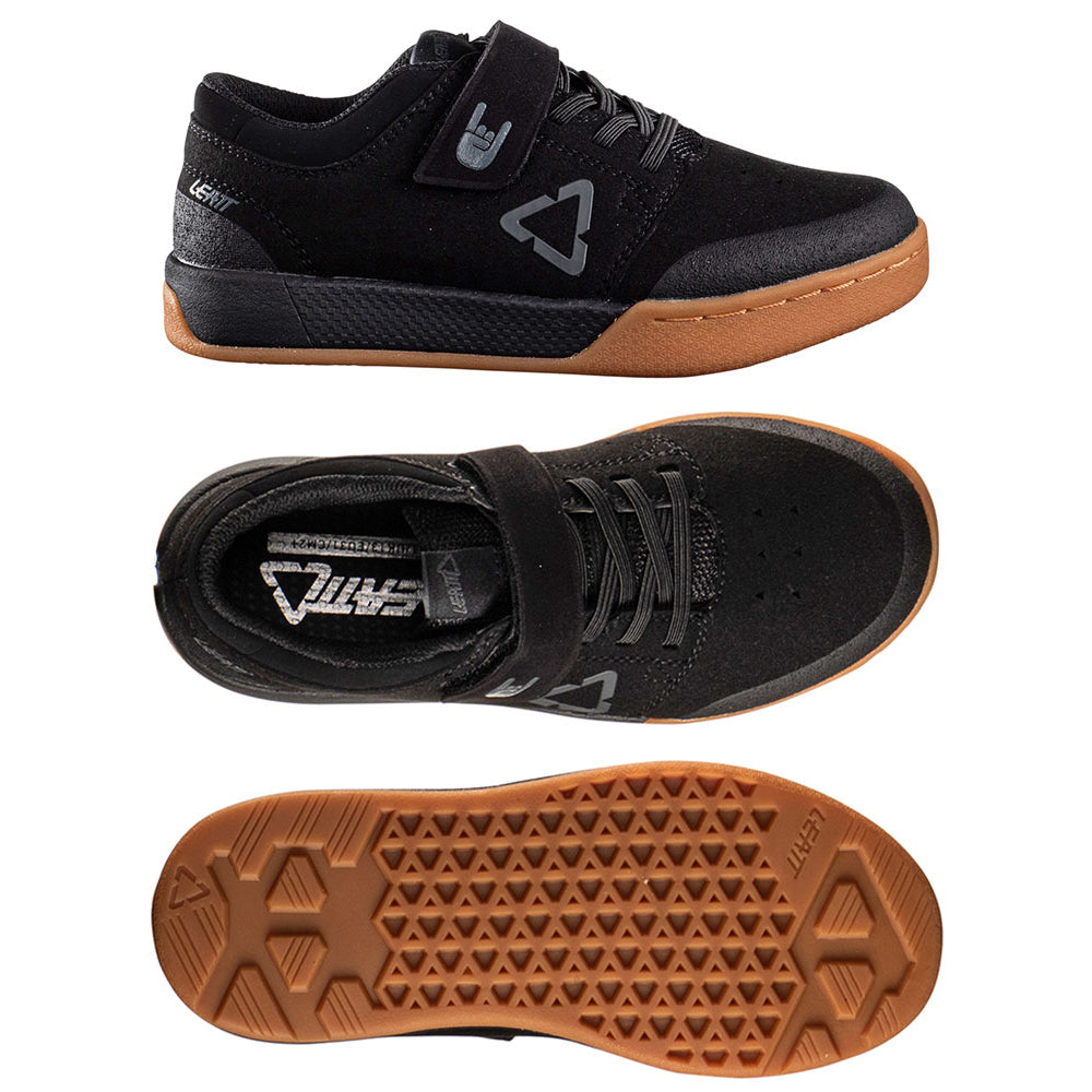Leatt 2.0 Junior Flat Shoes - US 4.0 - Black