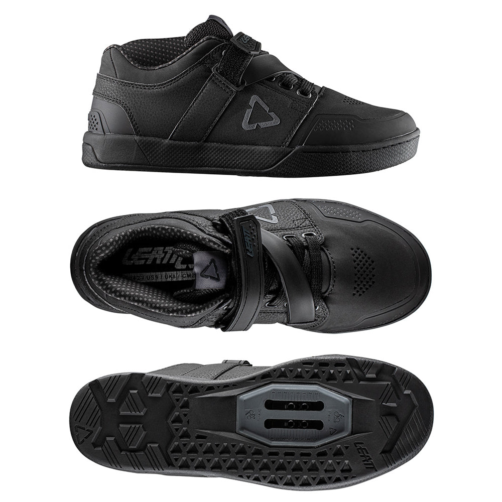 Leatt 4.0 Clip Shoe - US 8.5 - Black