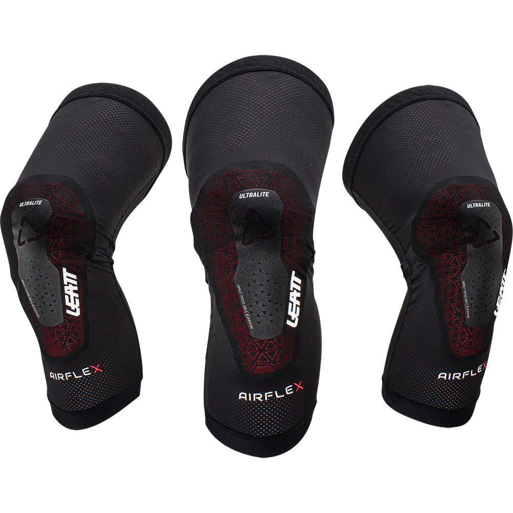 Genouillère Leatt AirFlex Ultra Lite - Protège-genou Léger Et Ventilé Pour VTT Et Sports Extrêmes