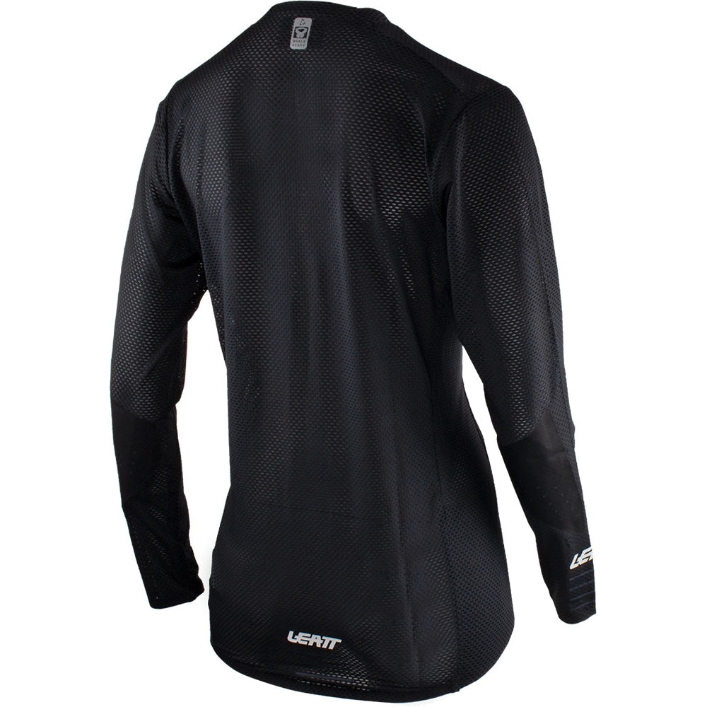 Leatt MTB Gravity 4.0 Women's Long Sleeve Jersey - M - Black