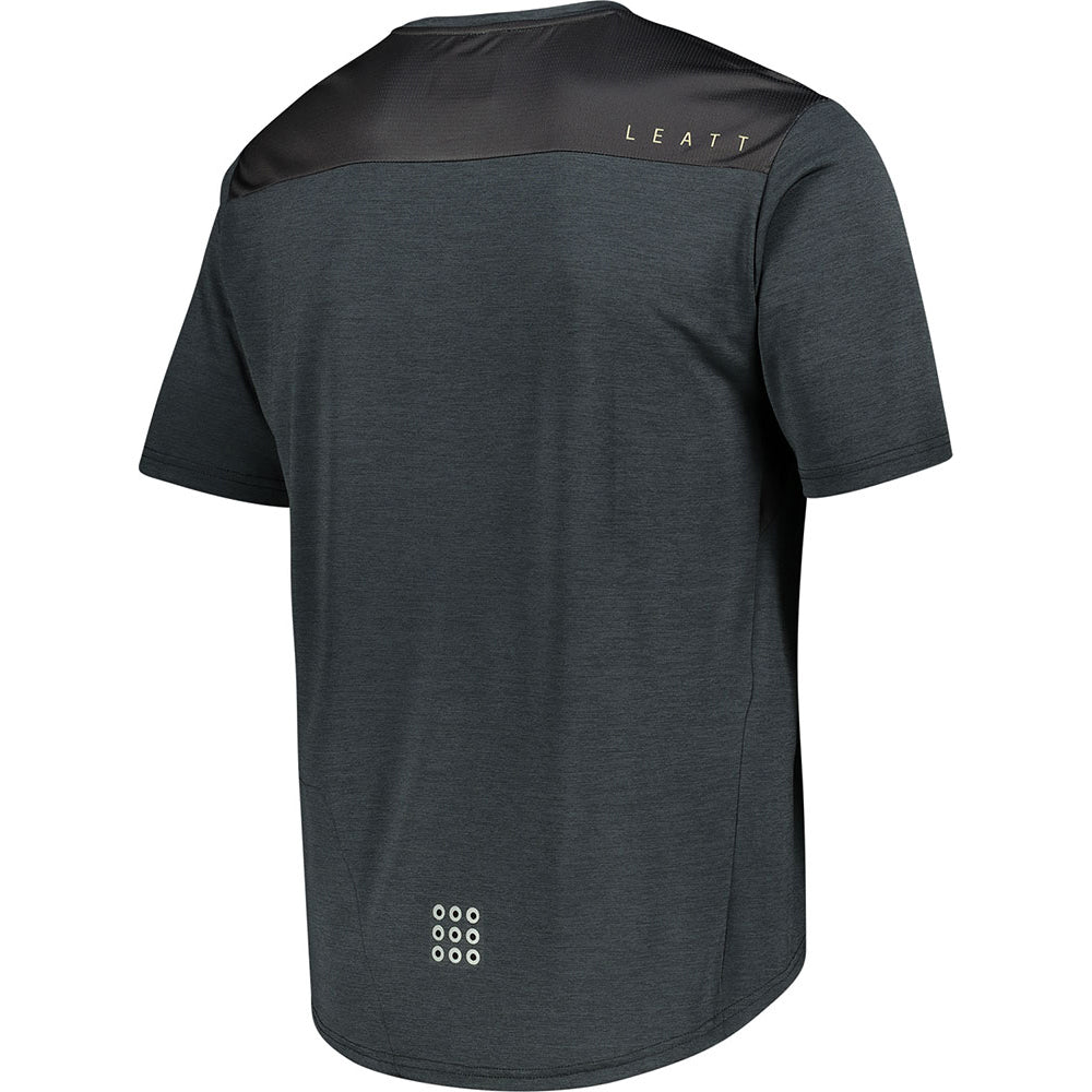 Leatt MTB Trail 1.0 Short Sleeve Jersey - M - Black