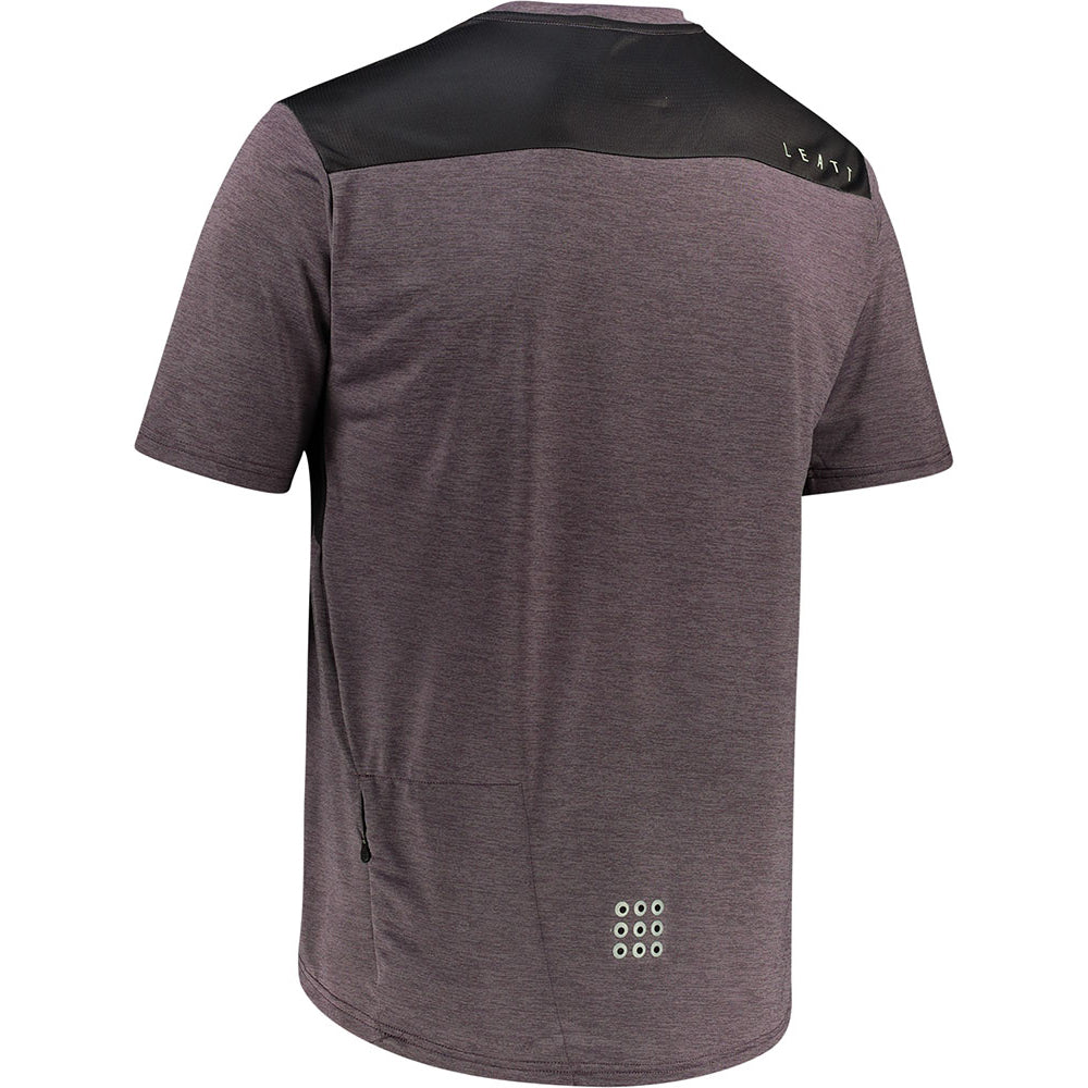 Leatt MTB Trail 1.0 Short Sleeve Jersey - S - Grape