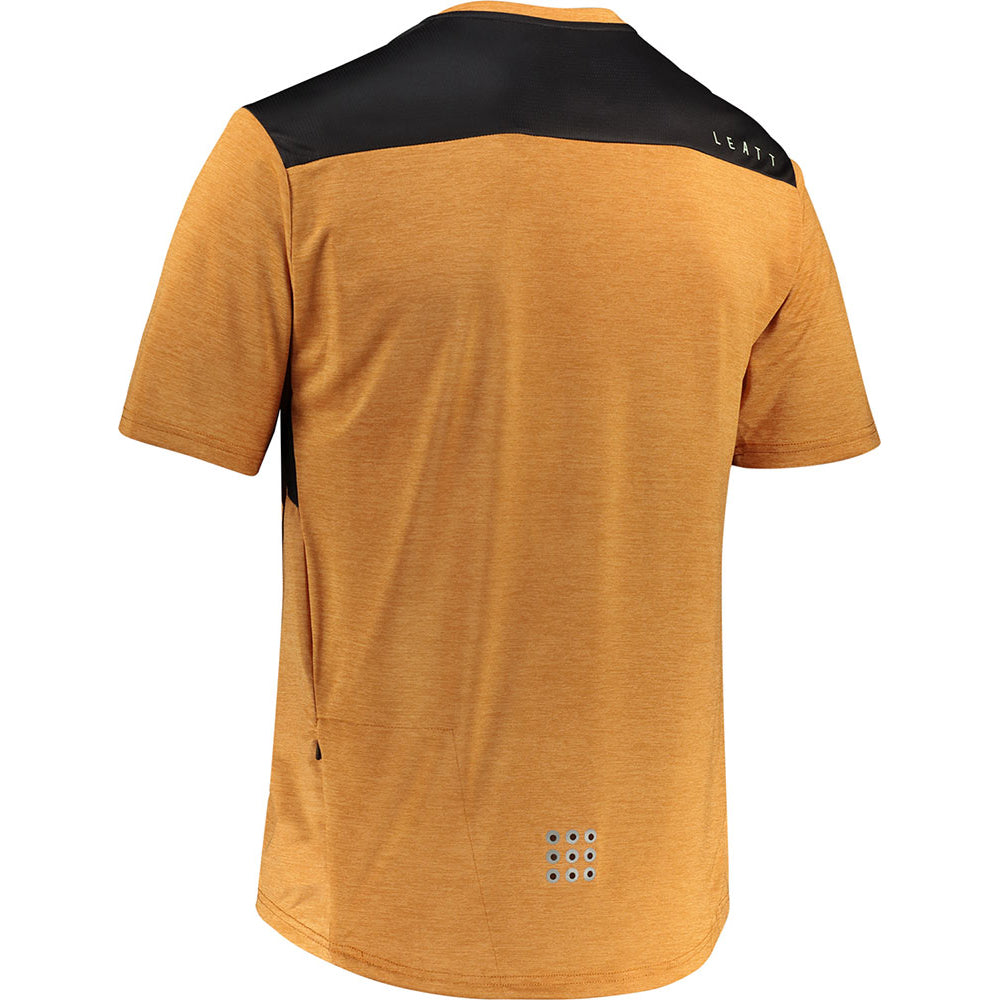 Leatt MTB Trail 1.0 Short Sleeve Jersey - XL - Rust