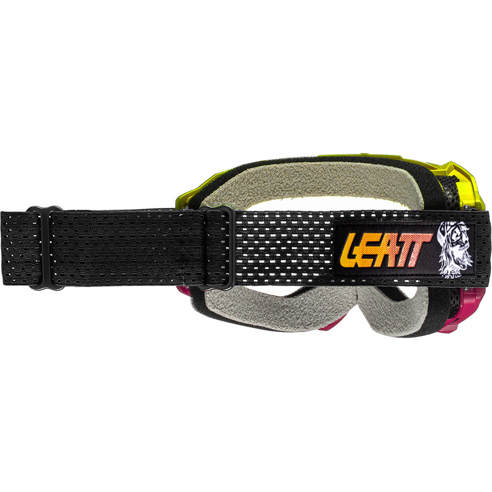 Leatt Velocity 4.0 MTB Iriz Goggles - One Size Fits Most - 80s Skull - Blue Ultracontrast 26 Lens