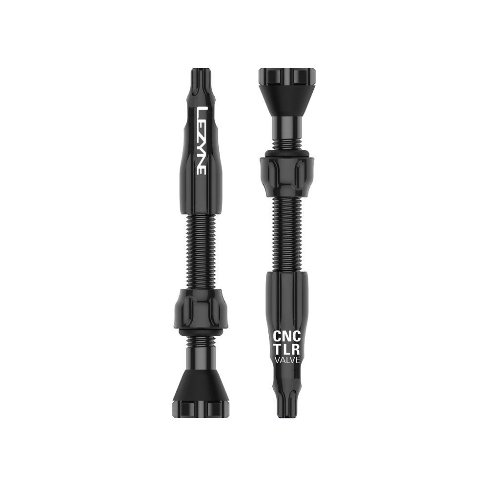 Lezyne CNC TLR Valves - Black - 44mm