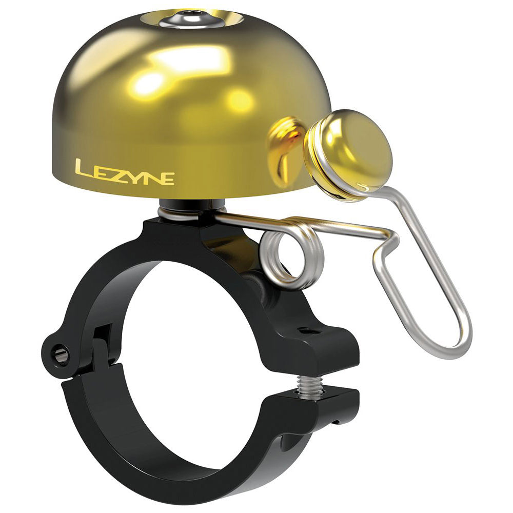 Lezyne Classic Brass Bell - Hard Mount - Brass