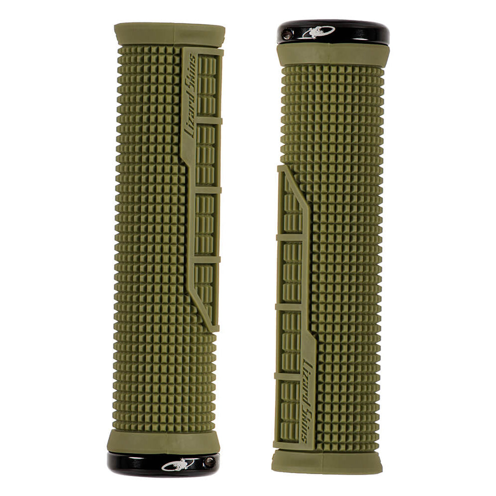 Lizard Skins Machine Lock On Grips - Olive Green