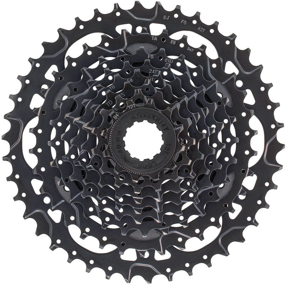Microshift Acolyte 8 Speed Cassette - Shimano HG Splined - 12-42T - Steel - 8 Speed