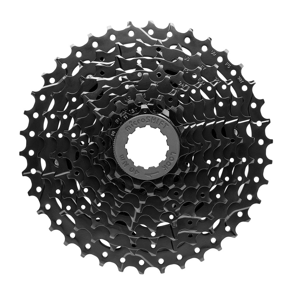 Microshift Advent CS-H093 9 Speed Cassette - Shimano HG Splined - 11-38T - Steel - 9 Speed
