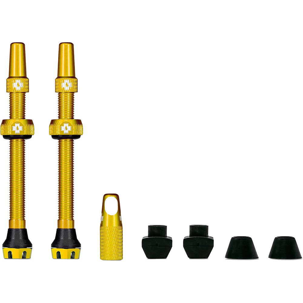 Muc-Off Tubeless Valve Kit V2 - Gold - 44mm
