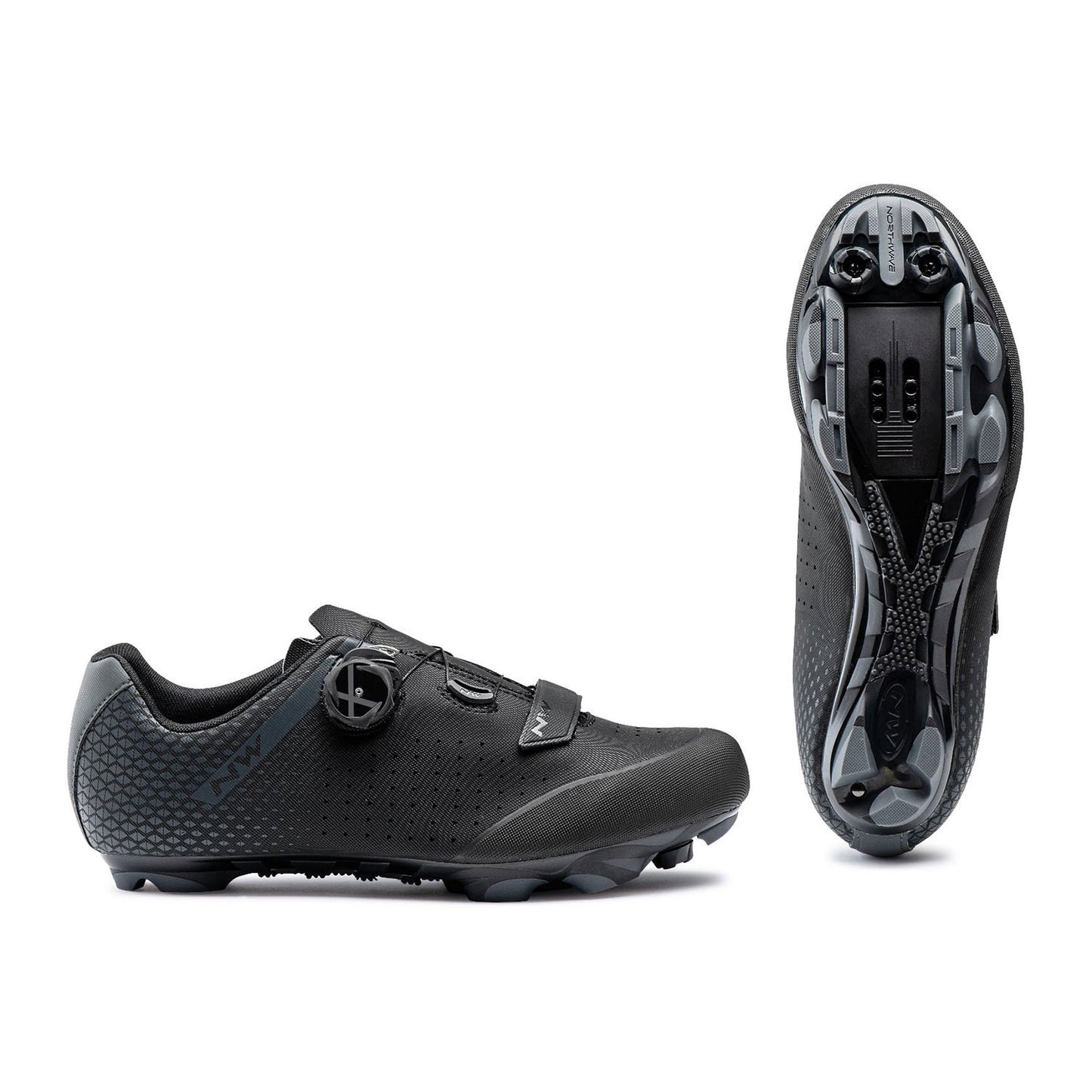 Northwave Origin Plus 2 Shoes - EU 46 - Black - Anthracite