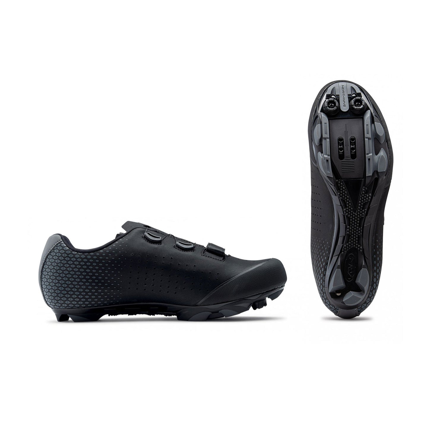 Northwave Origin Plus 2 Wide Shoes - EU 47 - Black - Anthracite