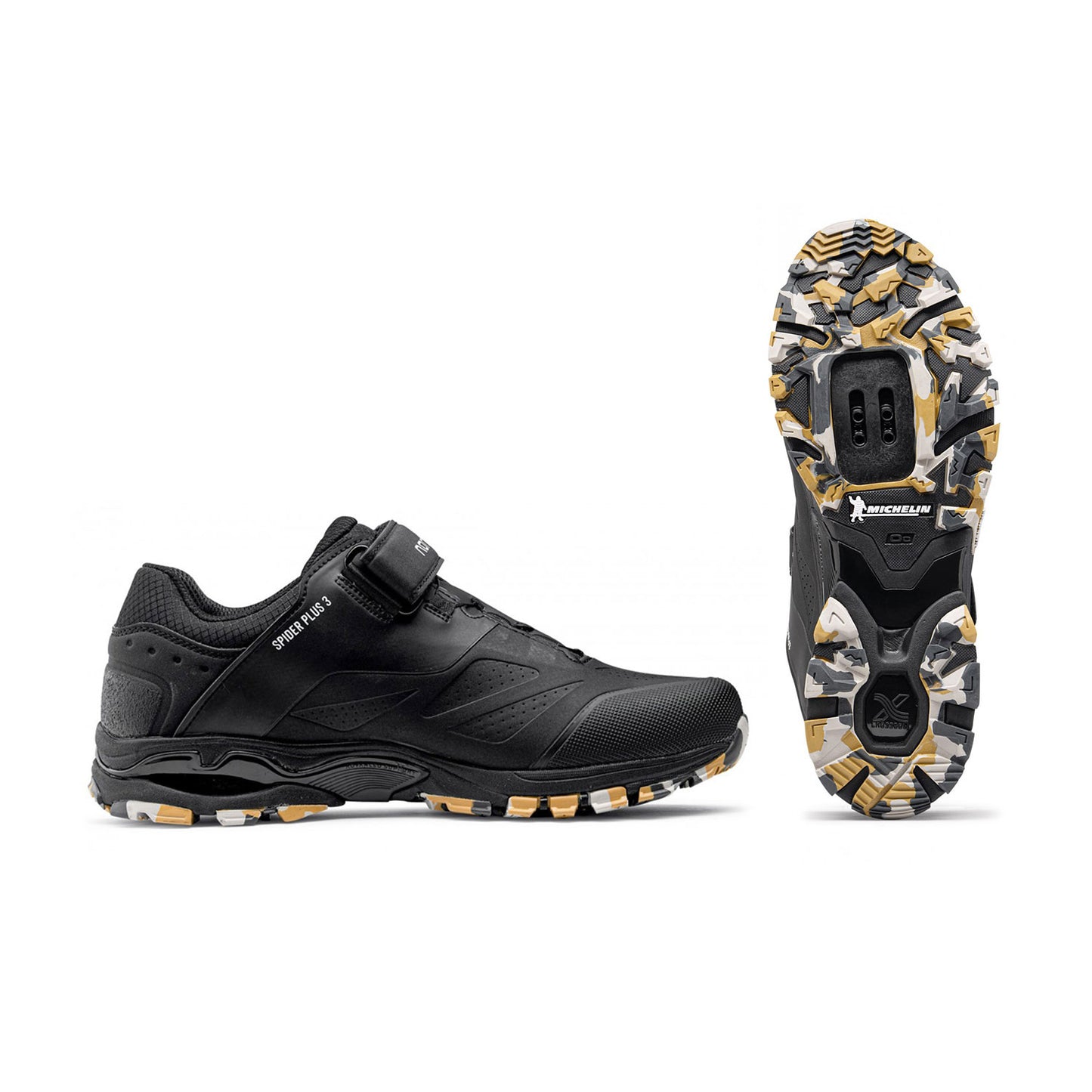 Northwave Spider Plus 3 Shoes - EU 43 - Black - Camo Sole