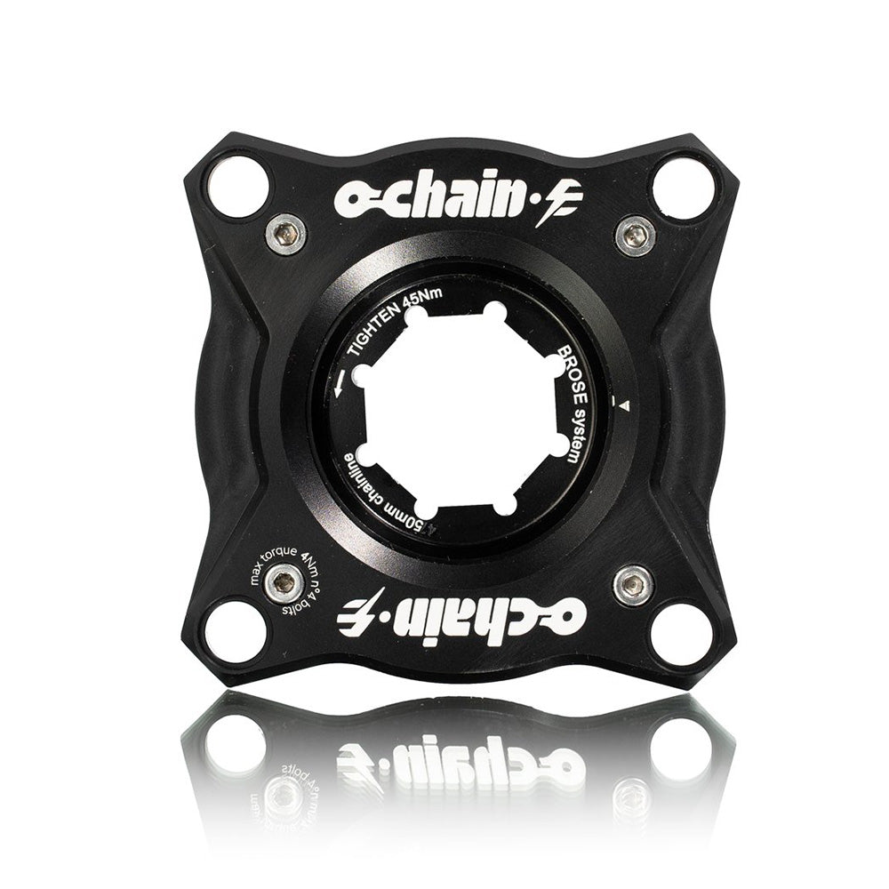 OChain EBike Active Spider - Brose - 52mm Chainline - Nero