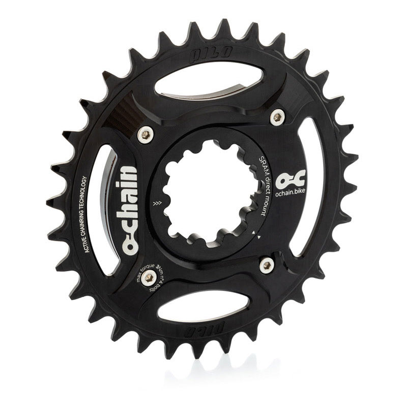OChain Integrated MTB Active Spider - SRAM Direct Mount - 0mm Super Boost - DH - Nero - 34T