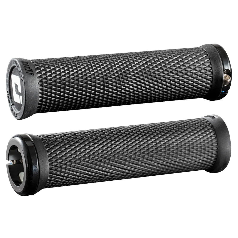 ODI Elite Motion Lock On Grips - Black With Black Clamps