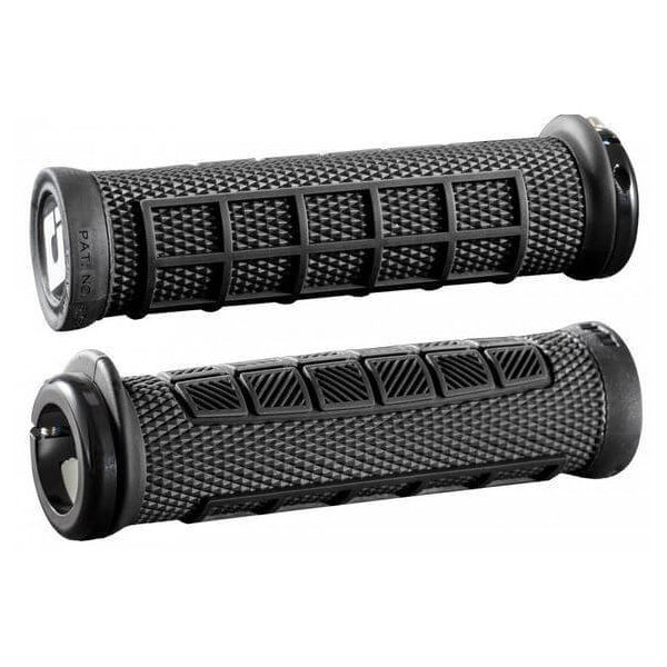 ODI Elite Pro Lock On Grips - Black With Black Clamps