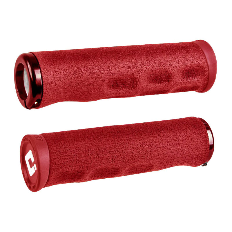 ODI F-1 Dread Lock On Grips - Red