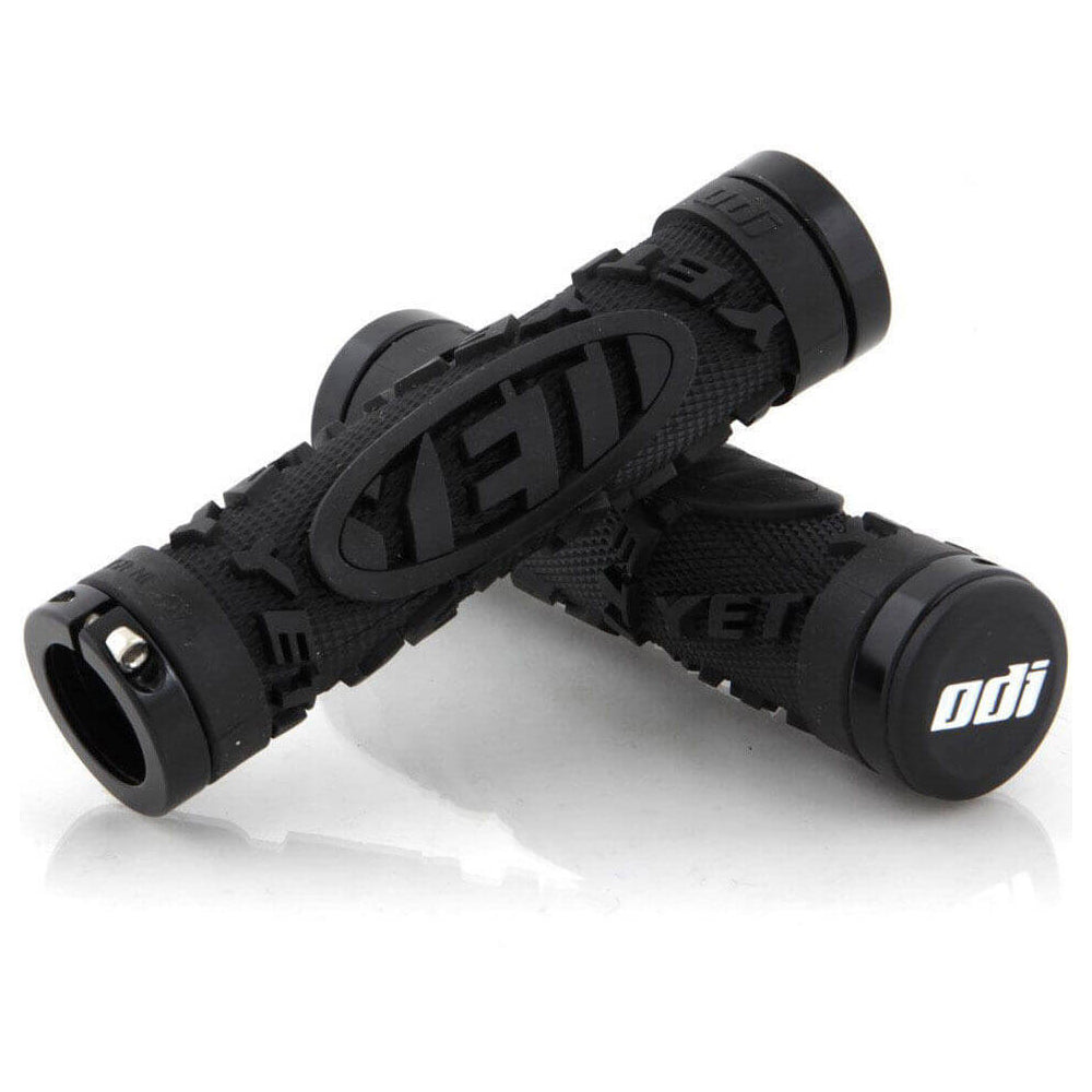ODI Yeti Bonus Pack Lock On Grips - Black With Black Clamps
