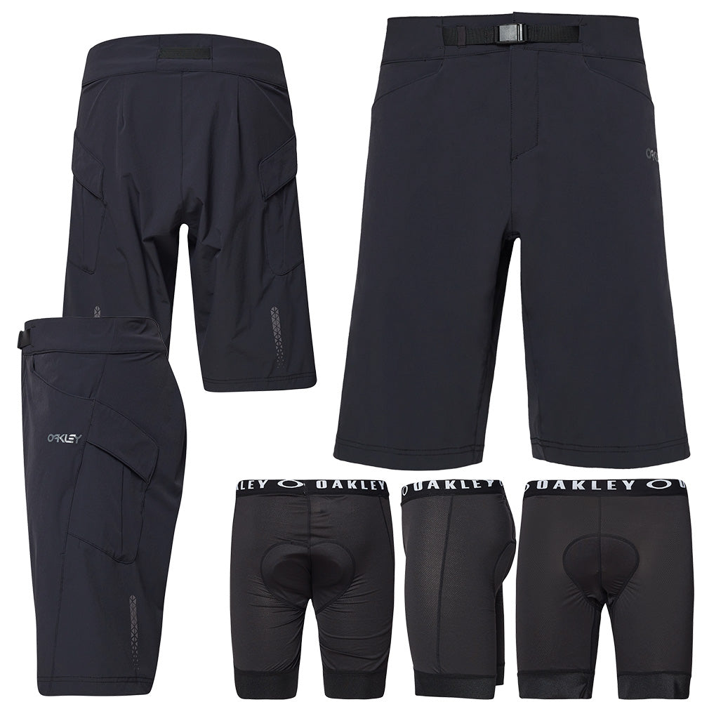 Oakley Drop In MTB Shorts - XL-36 - Blackout