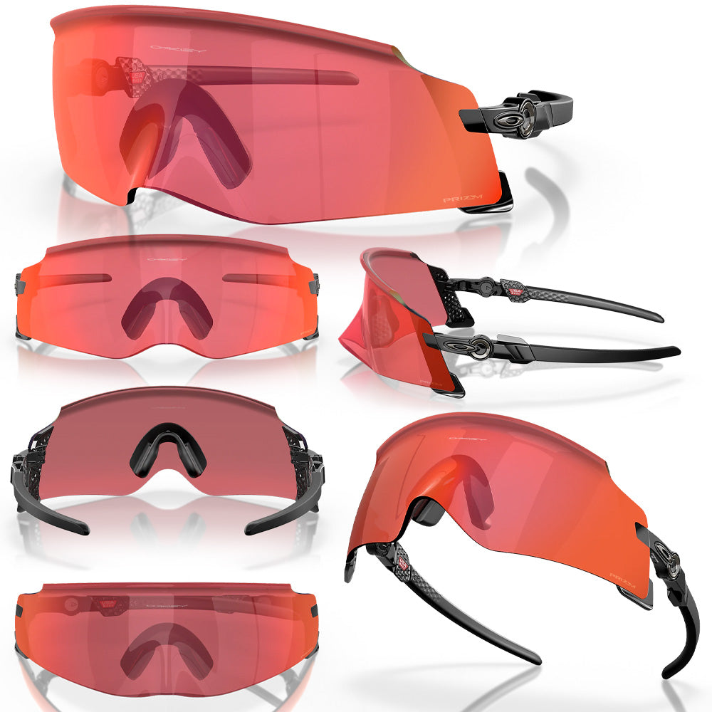Oakley Kato Sunglasses - One Size Fits Most - Polished Black Prizm Trail Torch Lens