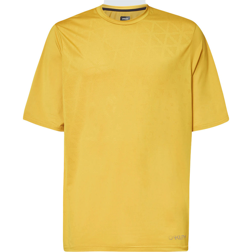 Oakley Reduct Berm Short Sleeve Jersey - XL - Amber Yellow