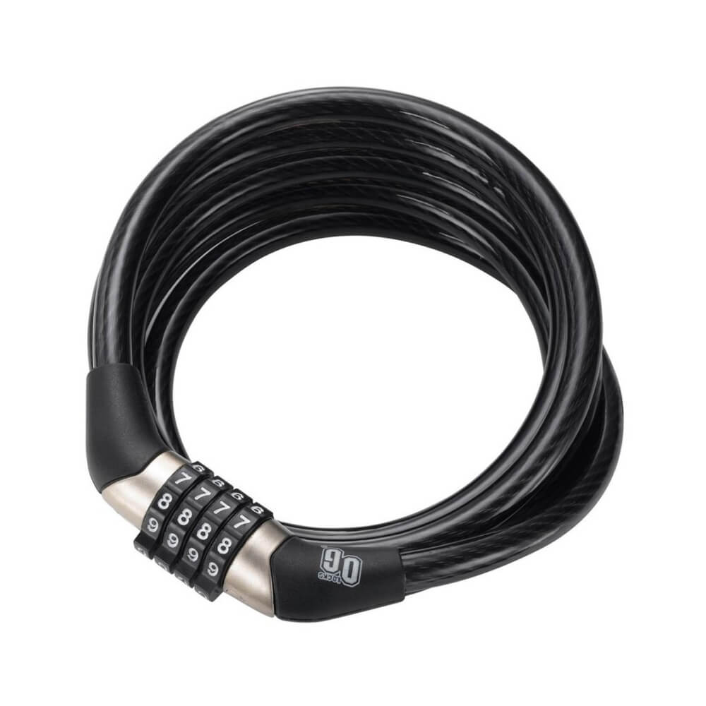 OnGuard Coiled Cable Lock Combo - 150cm x 8mm