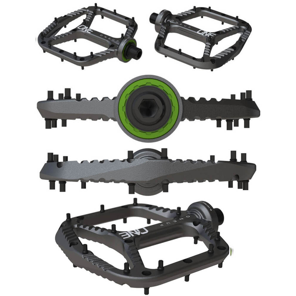 OneUp Components Aluminium Pedals - Grey