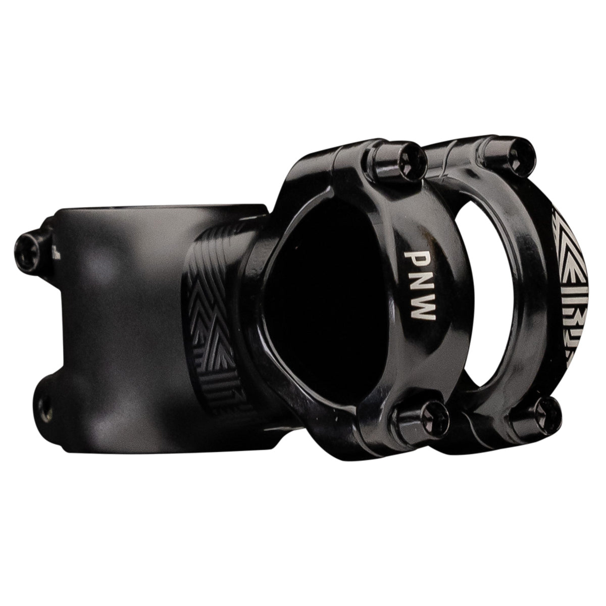 PNW Components Coast Stem With GoPro Faceplate Mount - Black - 31.8mm - 60mm x 7 Degree - 1 1-8th Inch