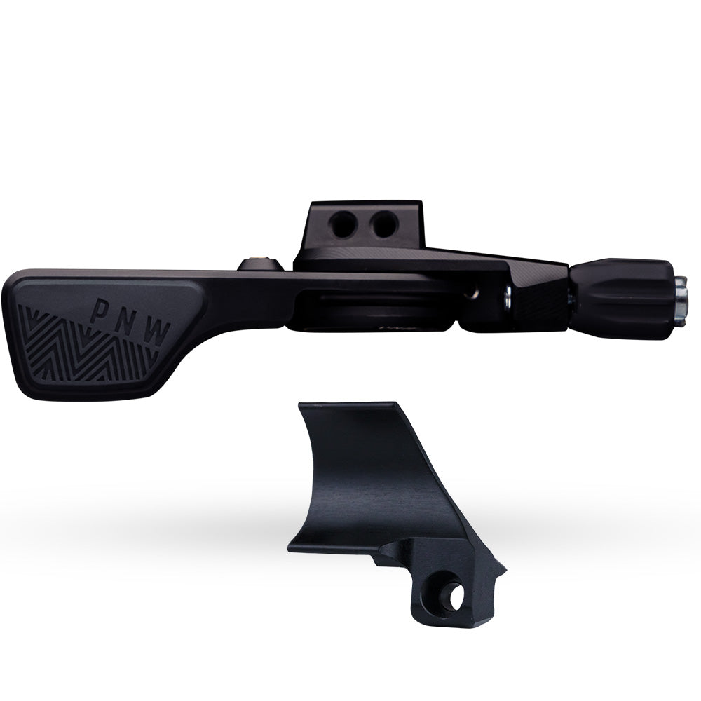 PNW Components Loam Dropper Lever Kit - Black - Black - Shimano I-Spec II
